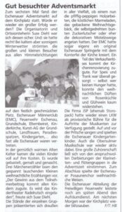 Gut besuchter Adventsmarkt