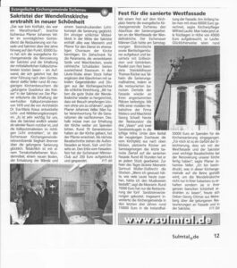 Sakristei der Wendelinuskirche erstrahlt in neuer Schönheit